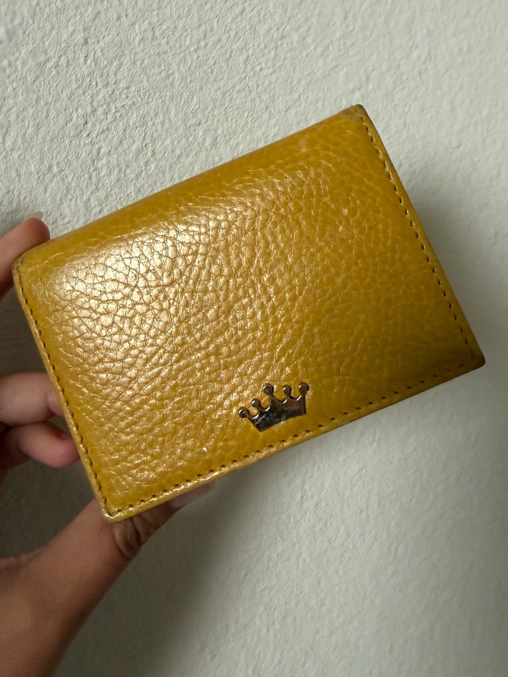 Elaine Turner Card Holder Yellow